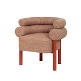 Yara Sandy Red Armchair - Russet Brown Armchair Freehold-Core