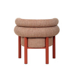 Yara Sandy Red Armchair - Russet Brown Armchair Freehold-Core