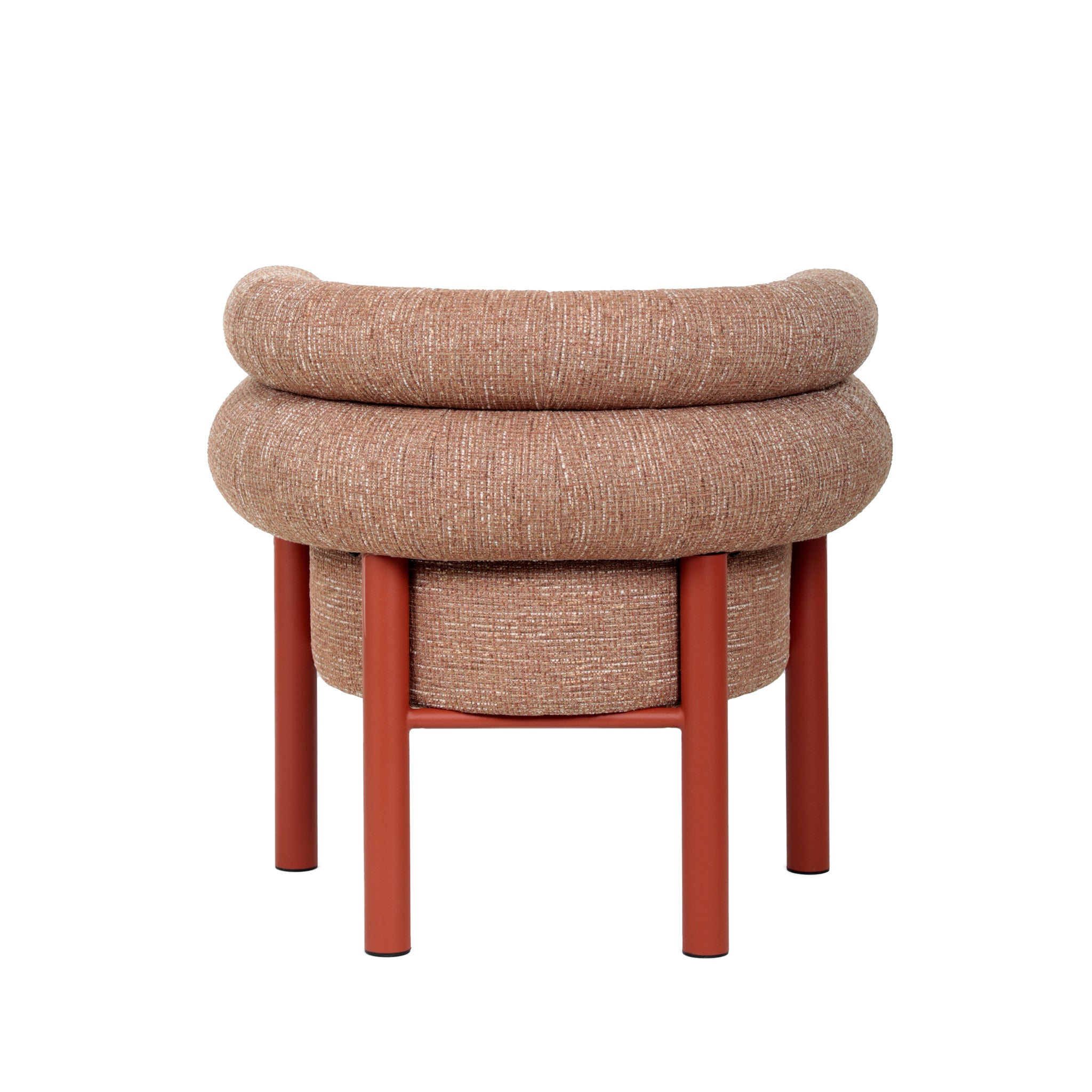 Yara Sandy Red Armchair - Russet Brown Armchair Freehold-Core