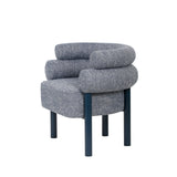Yara Navy Armchair - Prussian Blue Armchair Freehold-Core