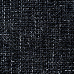 Set of 2 - Florine Fabric Dining Chair - Dark Grey with Rattan Back Dining Chair Swady-Core