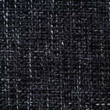 Set of 2 - Florine Fabric Dining Chair - Dark Grey with Rattan Back Dining Chair Swady-Core