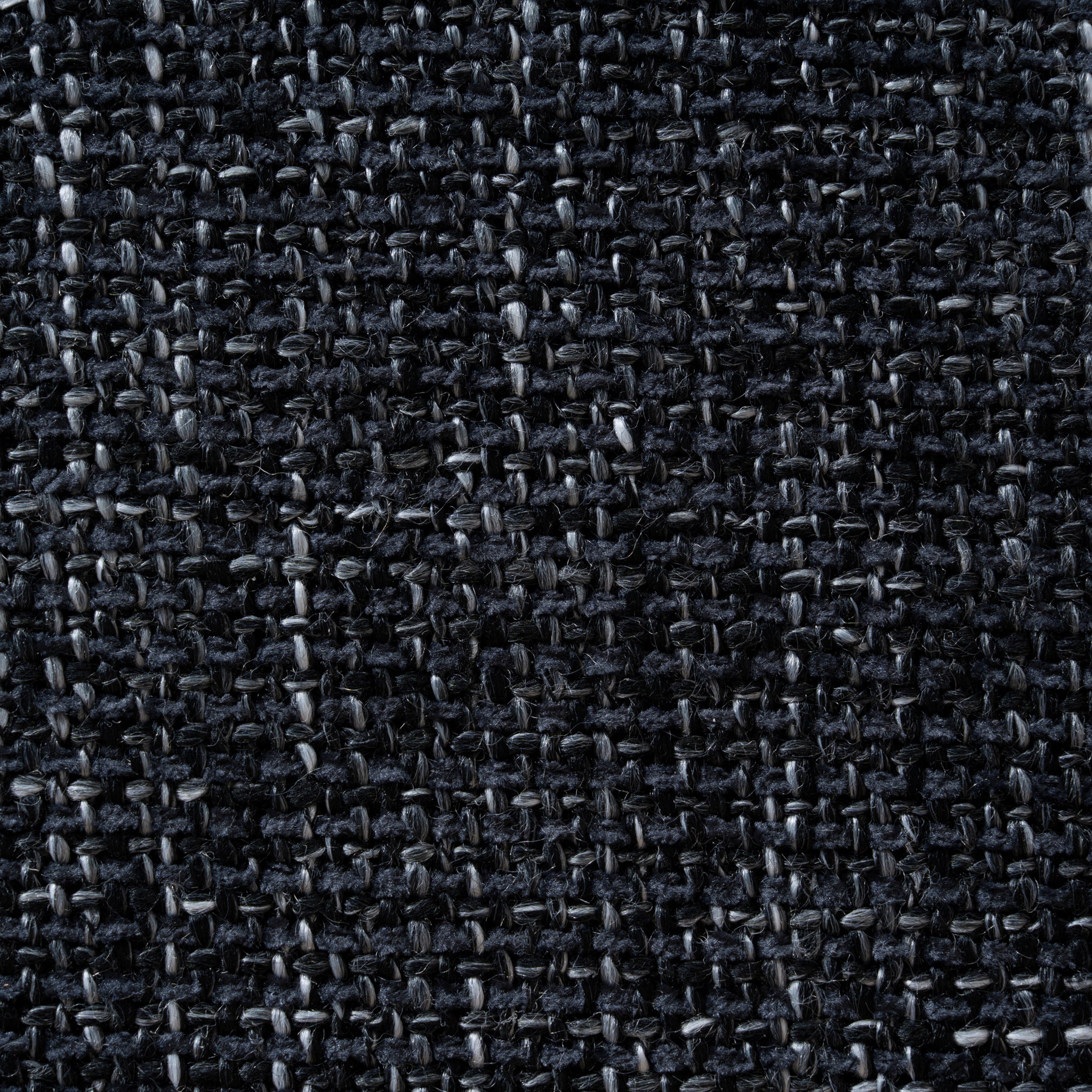 Set of 2 - Florine Fabric Dining Chair - Dark Grey with Rattan Back Dining Chair Swady-Core