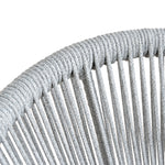 Set of 2 - Marzella Sand White Outdoor Dining Chair - Grey Outdoor Chair Industra-Core