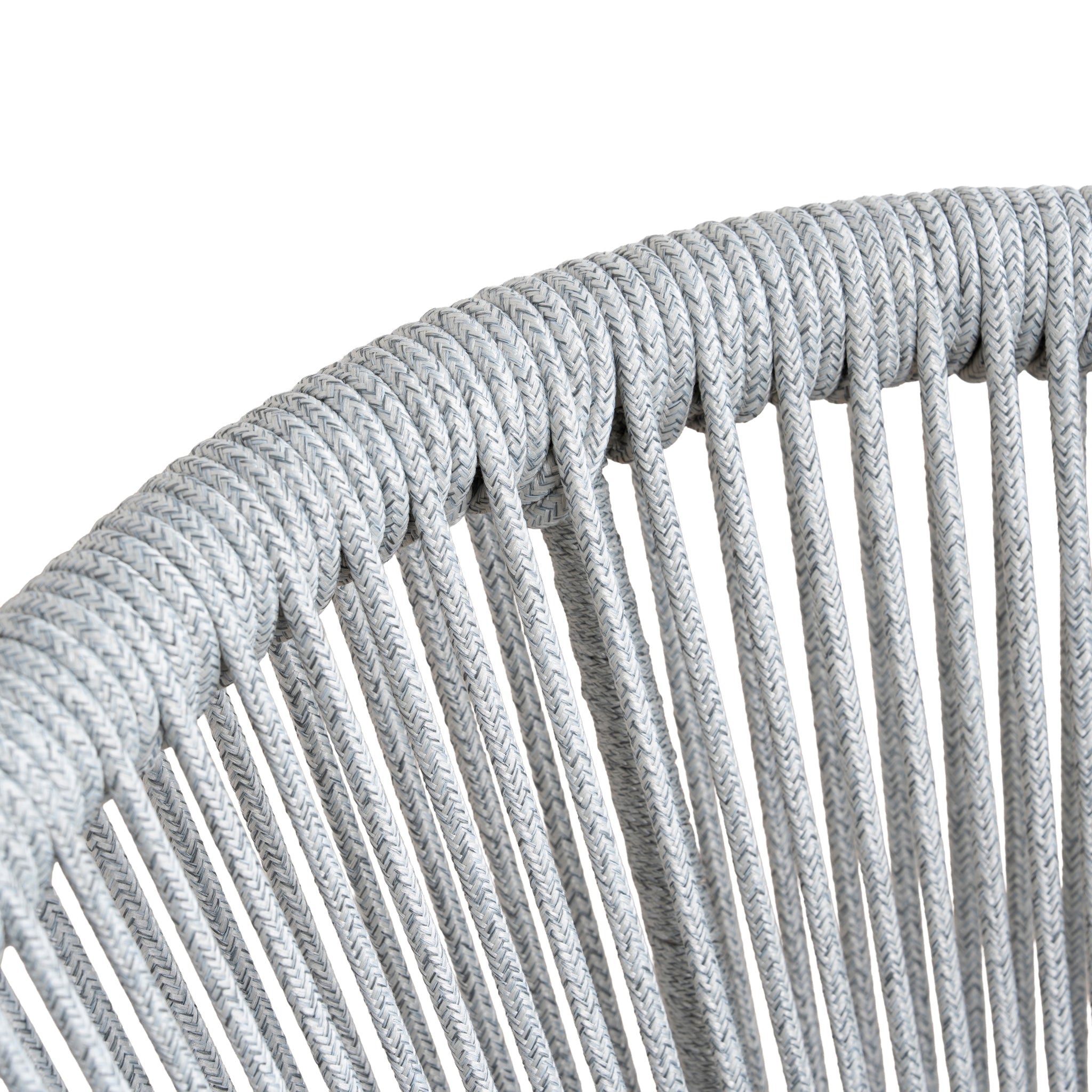 Set of 2 - Marzella Sand White Outdoor Dining Chair - Grey Outdoor Chair Industra-Core