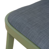 Set of 2 - Marzella Army Green Outdoor Dining Chair - Grey Outdoor Chair Industra-Core