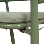 Set of 2 - Gonzalo Outdoor Dining Chair - Army Green Outdoor Chair Industra-Core