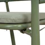 Set of 2 - Gonzalo Outdoor Dining Chair - Army Green Outdoor Chair Industra-Core