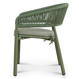 Set of 2 - Gonzalo Outdoor Dining Chair - Army Green Outdoor Chair Industra-Core