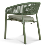 Set of 2 - Gonzalo Outdoor Dining Chair - Army Green Outdoor Chair Industra-Core