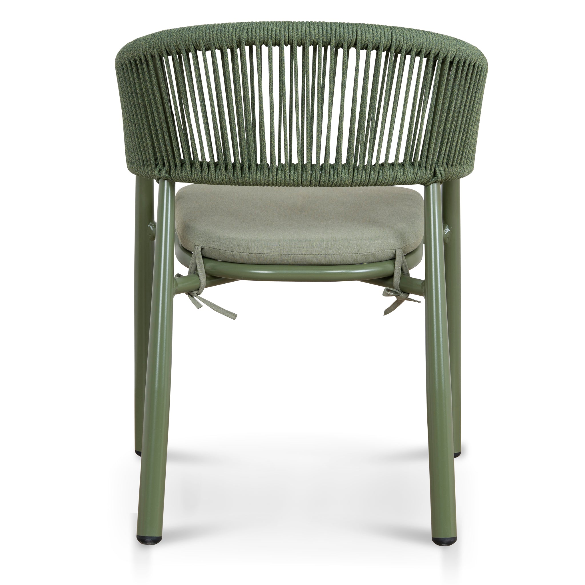 Set of 2 - Gonzalo Outdoor Dining Chair - Army Green Outdoor Chair Industra-Core
