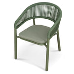 Set of 2 - Gonzalo Outdoor Dining Chair - Army Green Outdoor Chair Industra-Core