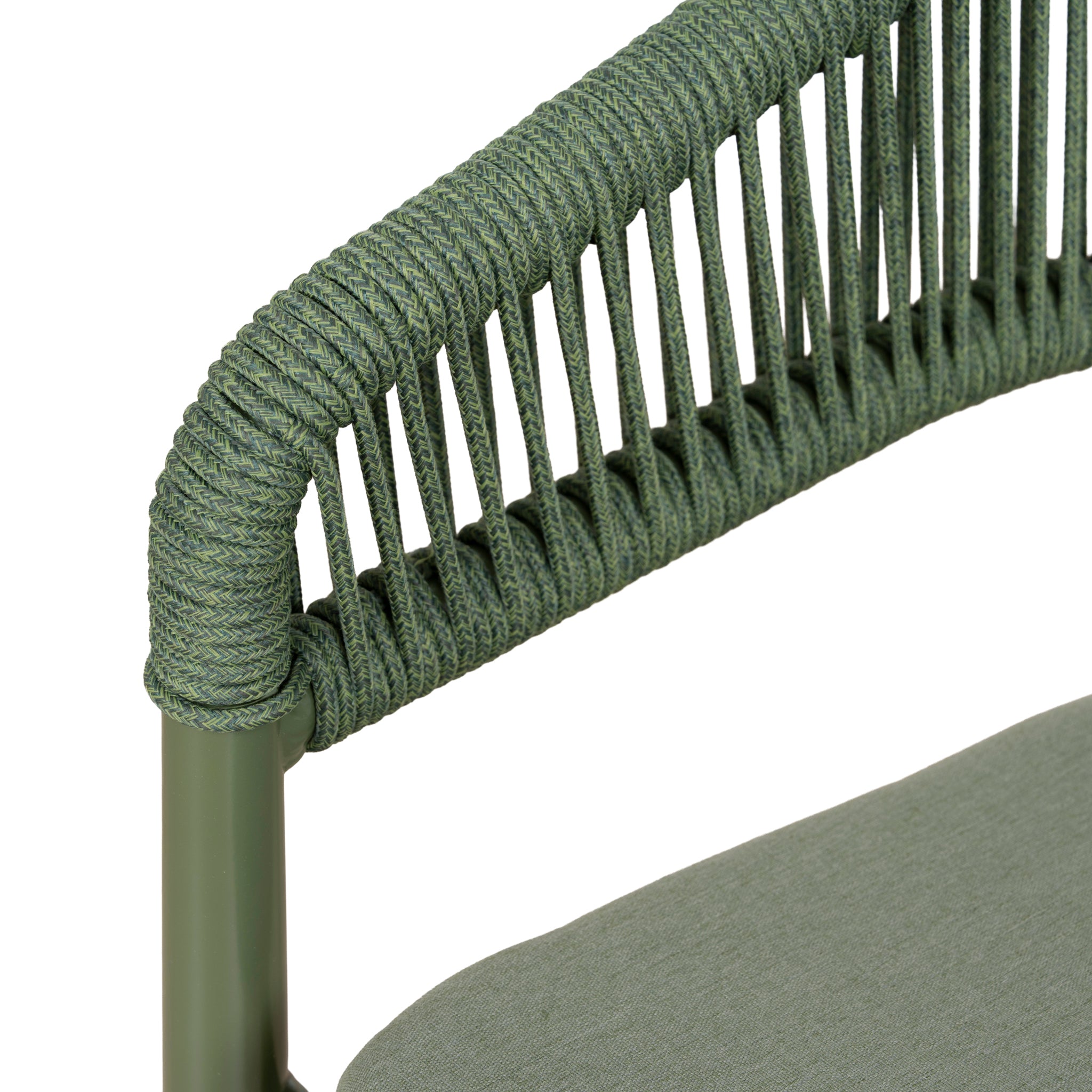 Set of 2 - Gonzalo Outdoor Dining Chair - Army Green Outdoor Chair Industra-Core
