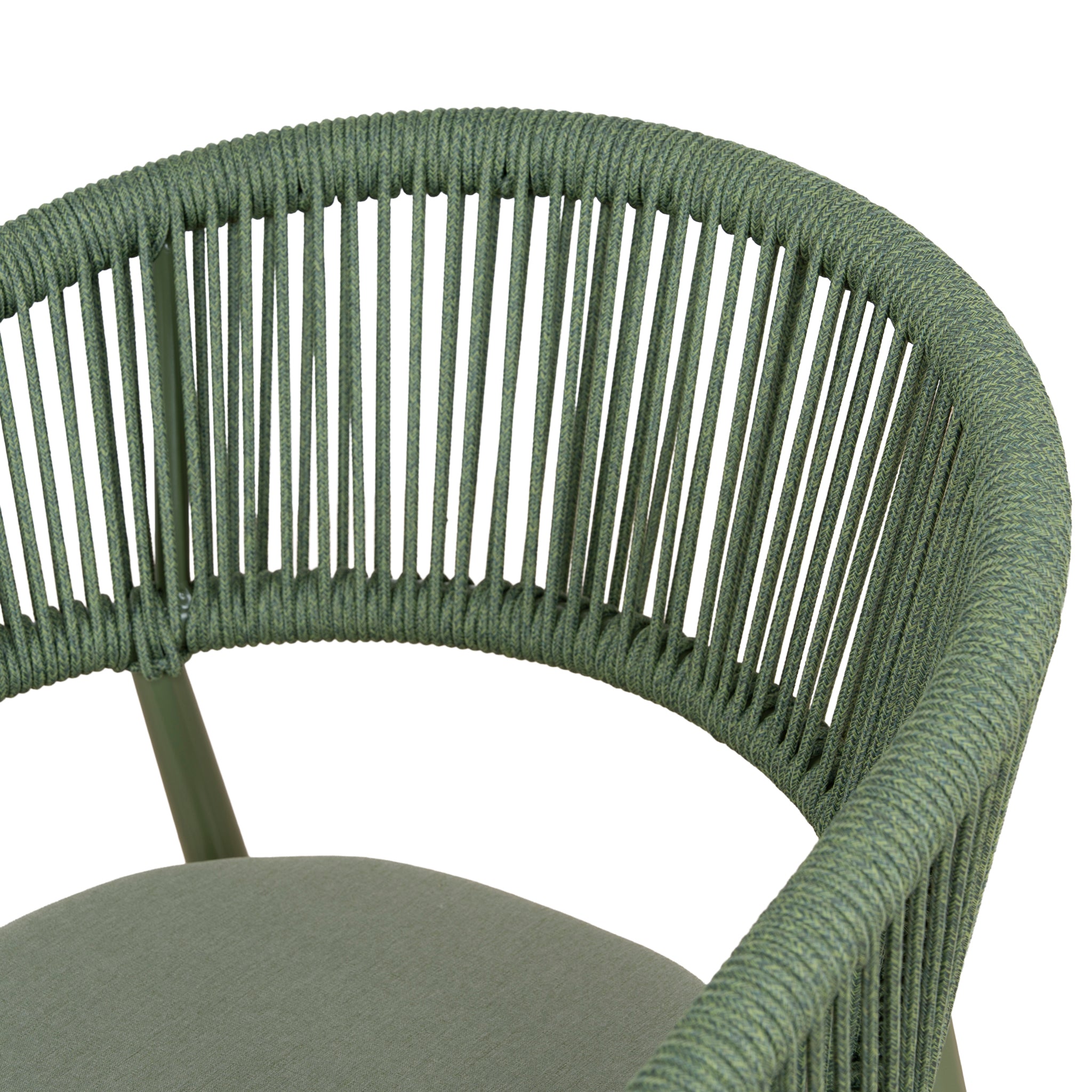 Set of 2 - Gonzalo Outdoor Dining Chair - Army Green Outdoor Chair Industra-Core
