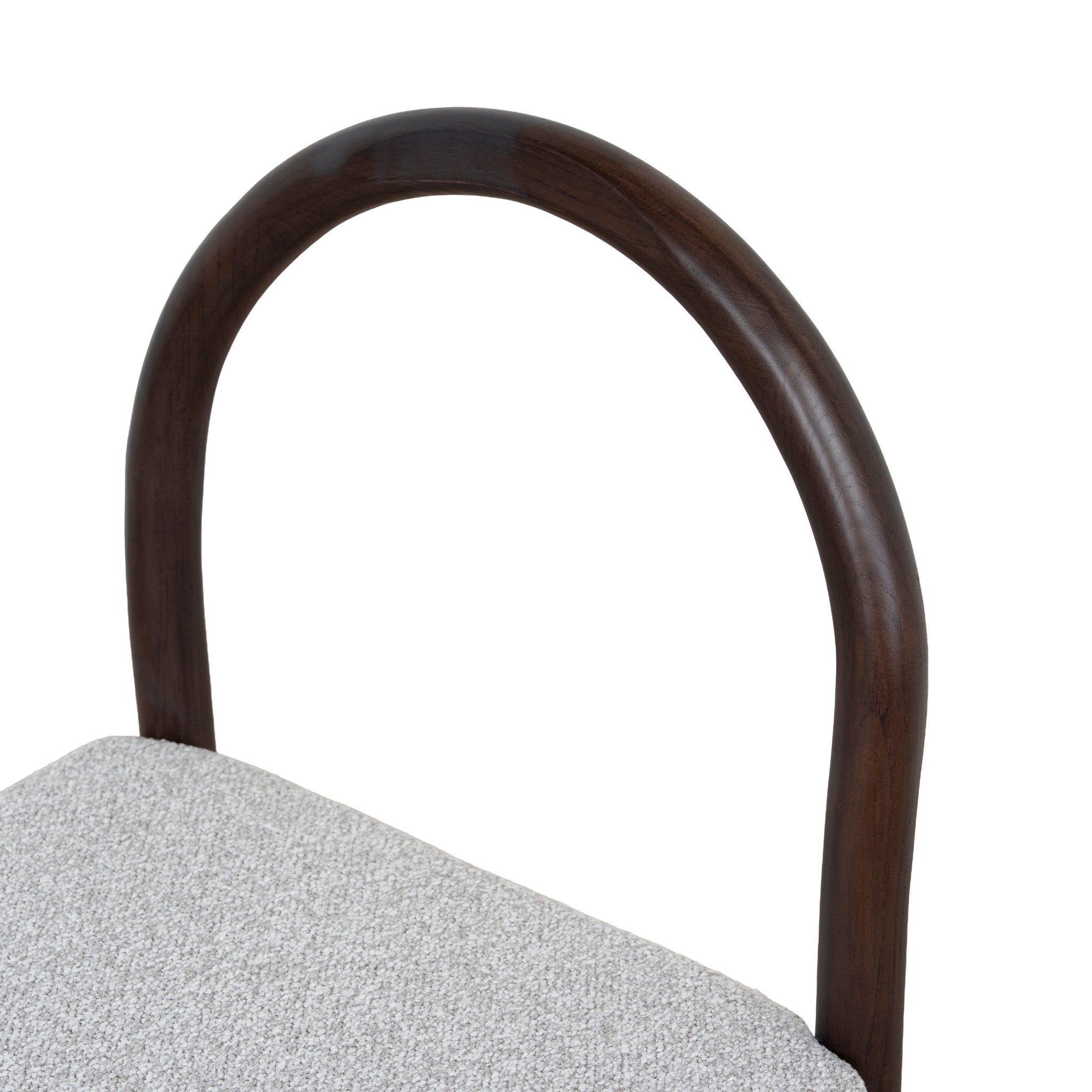 Set of 2 - Adir Brown Dining Chair - Clay Grey Dining Chair LJ-Core