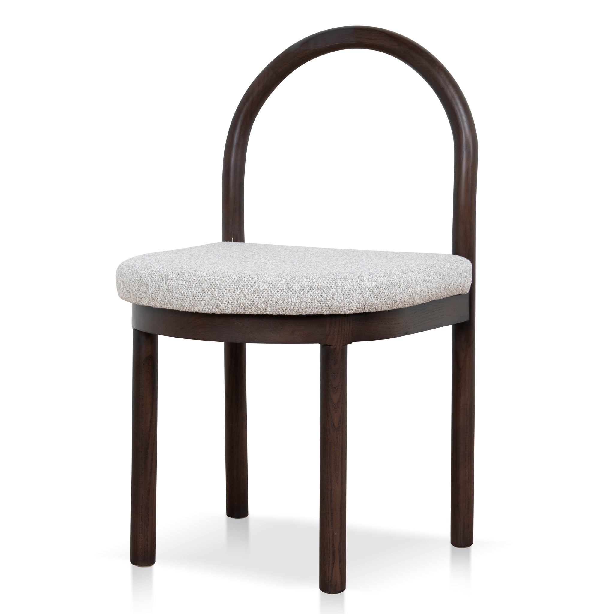 Set of 2 - Adir Brown Dining Chair - Clay Grey Dining Chair LJ-Core