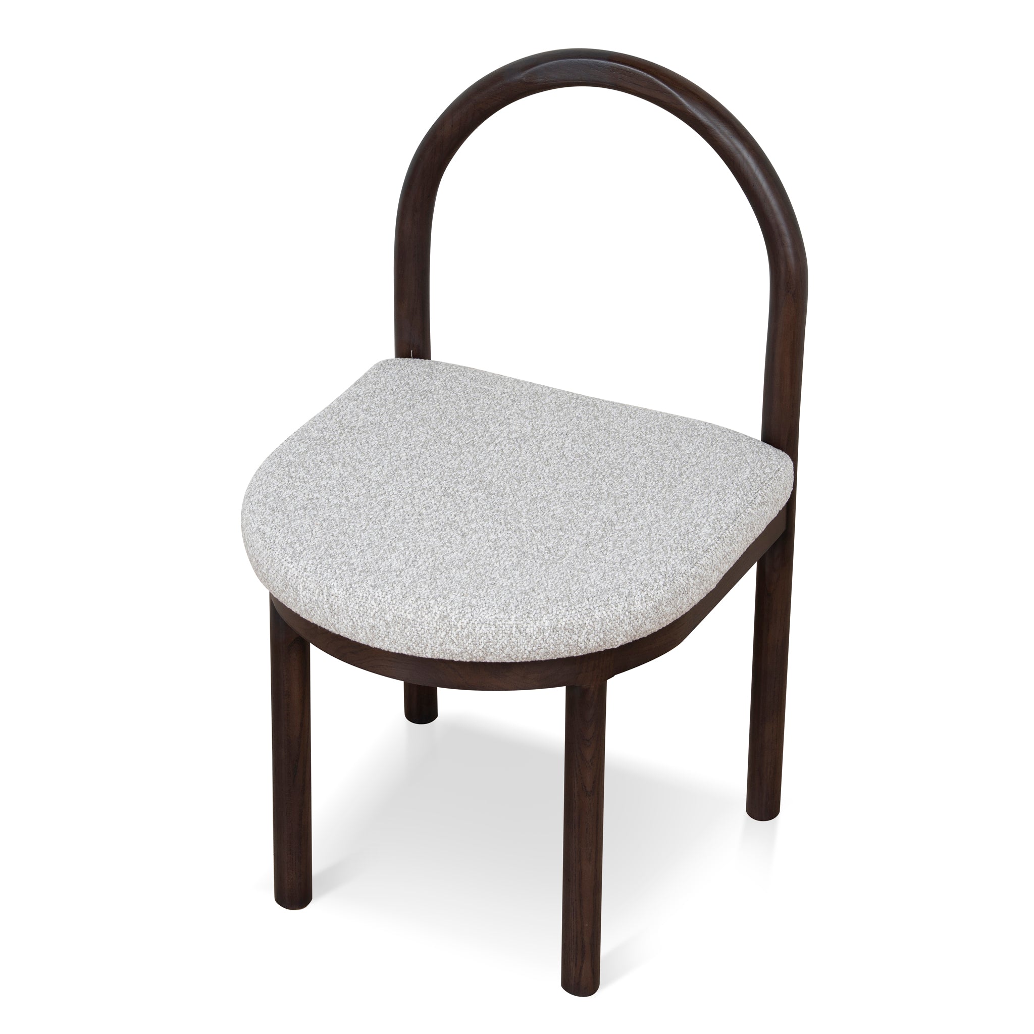 Set of 2 - Adir Brown Dining Chair - Clay Grey Dining Chair LJ-Core
