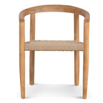 Set of 2 - Renley Natural Dining Chair - Naxos Latte Rope Dining Chair Naxos-Core