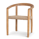 Set of 2 - Renley Natural Dining Chair - Naxos Latte Rope Dining Chair Naxos-Core