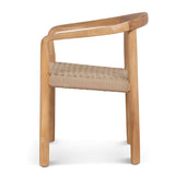 Set of 2 - Renley Natural Dining Chair - Naxos Latte Rope Dining Chair Naxos-Core