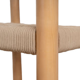 Set of 2 - Renley Natural Dining Chair - Naxos Latte Rope Dining Chair Naxos-Core