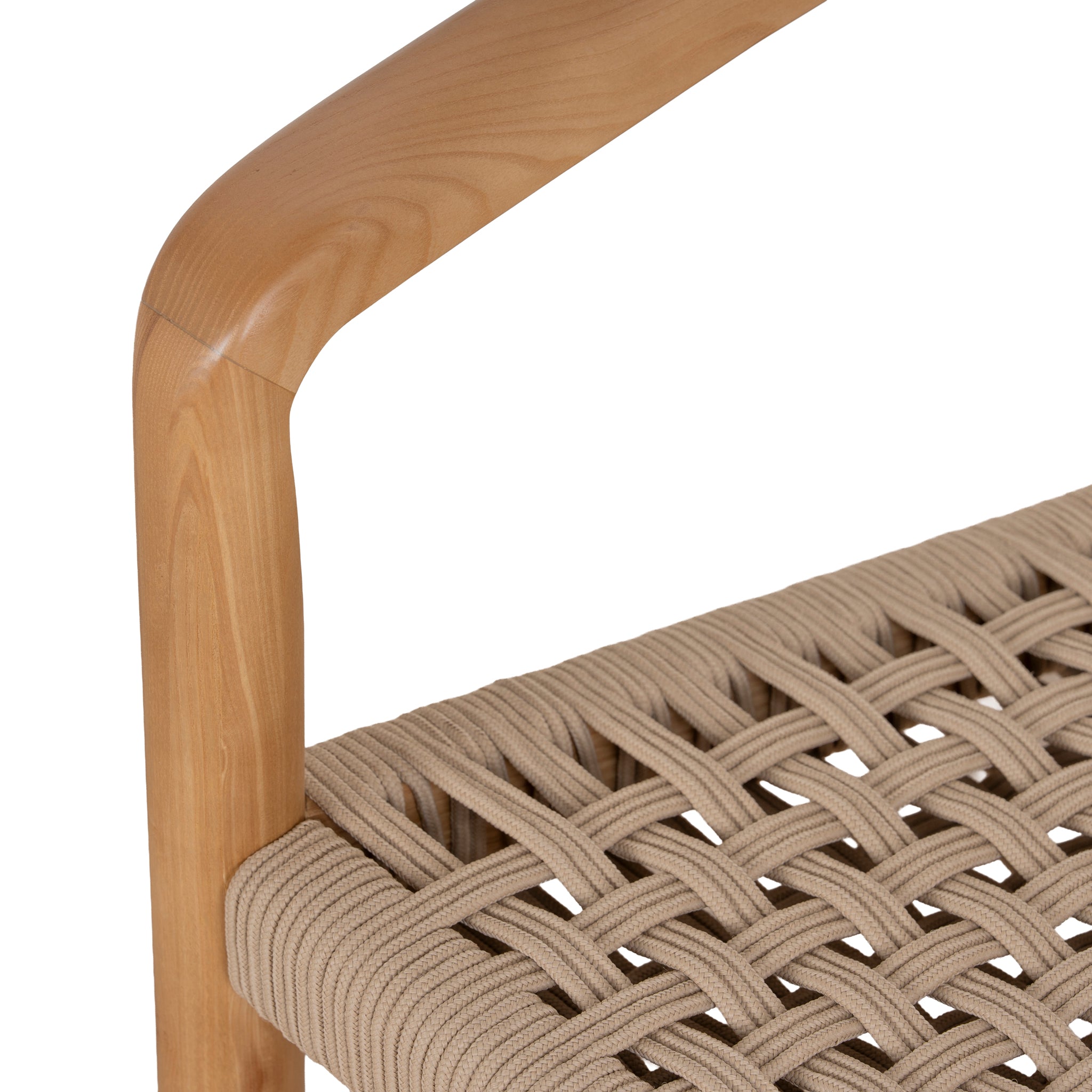 Set of 2 - Renley Natural Dining Chair - Naxos Latte Rope Dining Chair Naxos-Core