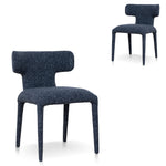 Set of 2 - Solenne Dining Chair - Midnight Blue Dining Chair Cino-Core