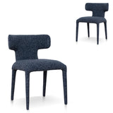 Set of 2 - Solenne Dining Chair - Midnight Blue Dining Chair Cino-Core