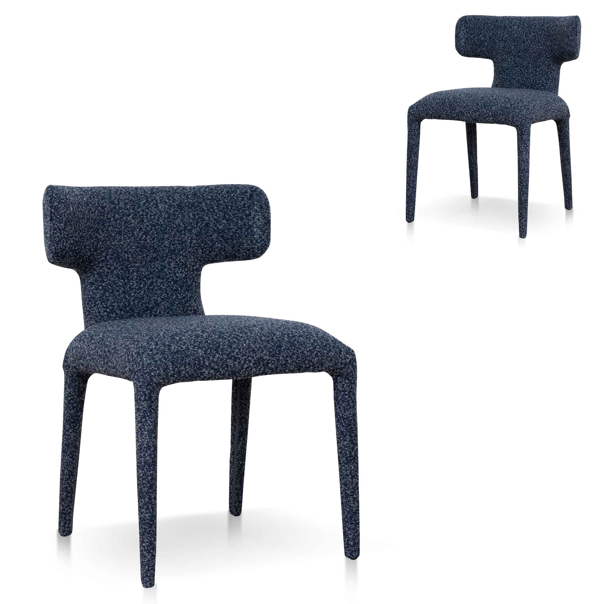Set of 2 - Solenne Dining Chair - Midnight Blue Dining Chair Cino-Core