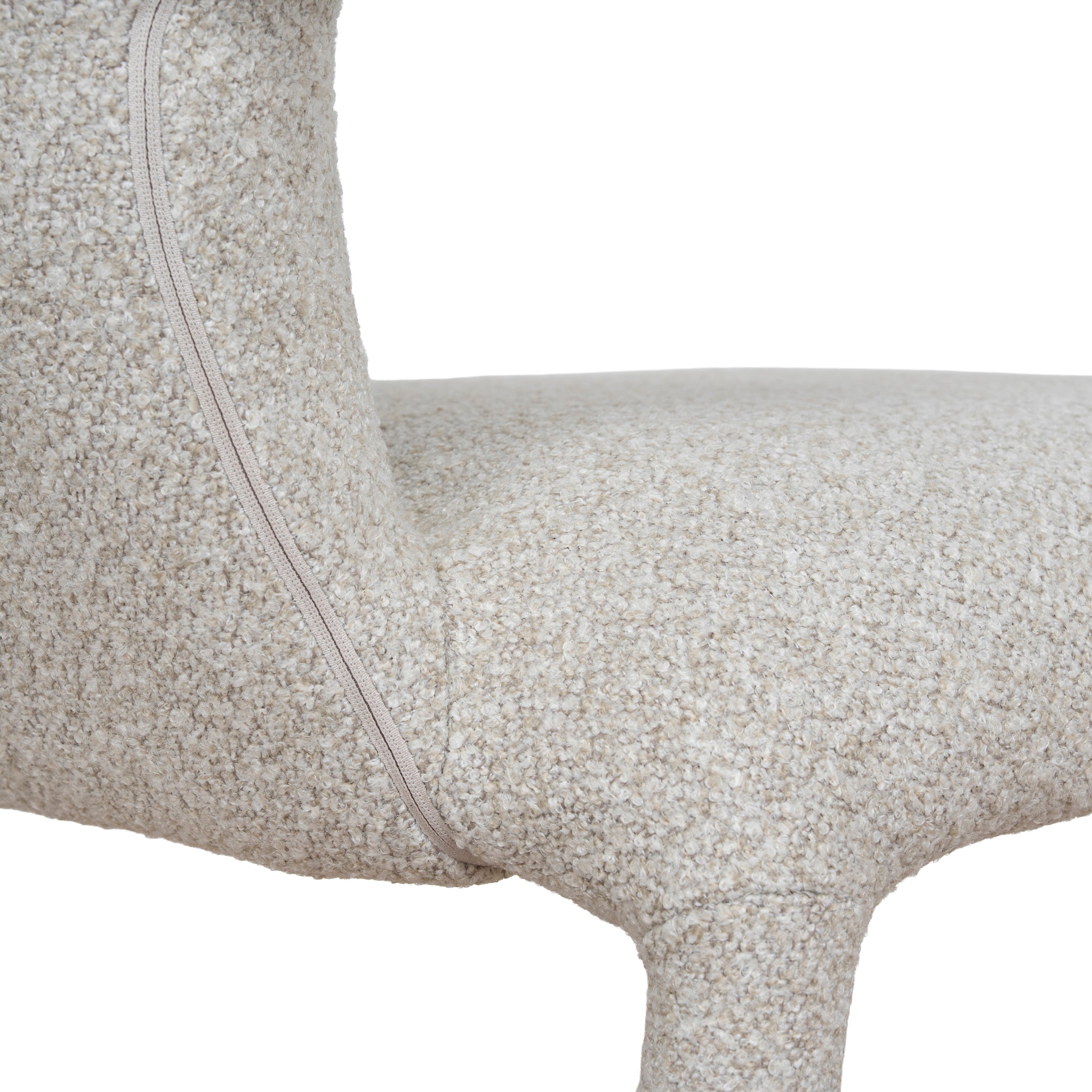 Set of 2 - Solenne Dining Chair - Oatmeal Beige Dining Chair Cino-Core