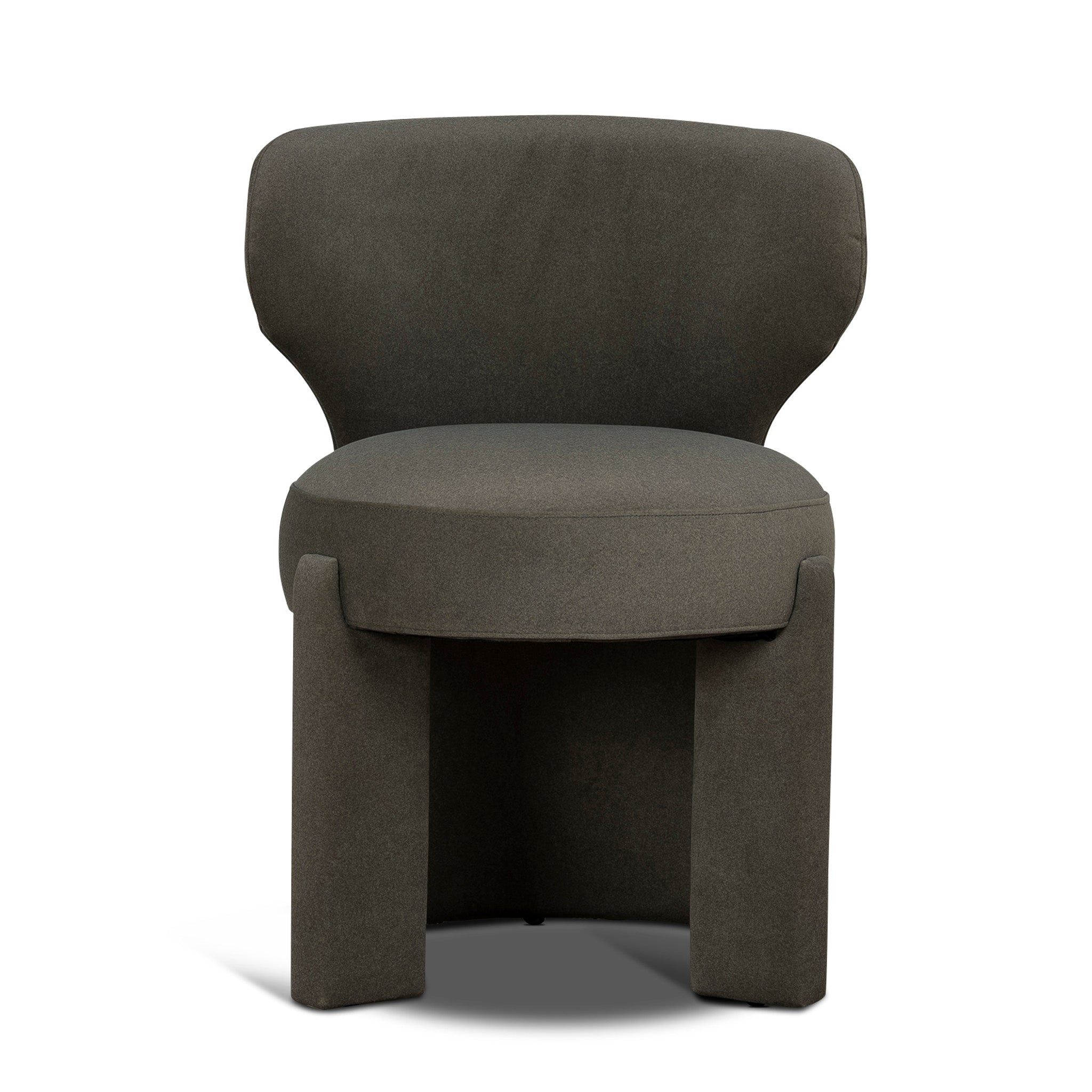 Cory Fabric Dining Chair - Dark Moss Green Dining Chair Freehold-Core