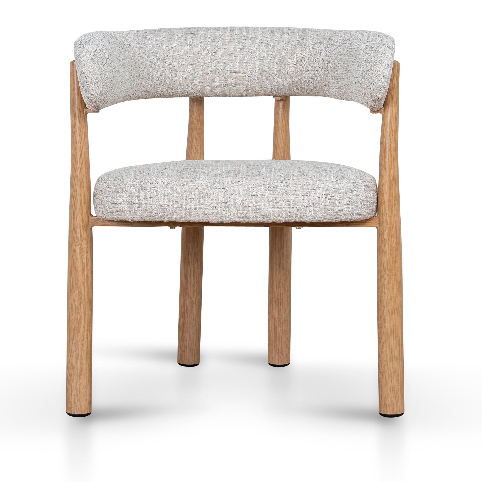 Set of 2 - Delvaux Natural Dining Chair - Kalunfu Beige Dining Chair Cino-Core