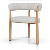 Set of 2 - Delvaux Natural Dining Chair - Kalunfu Beige Dining Chair Cino-Core