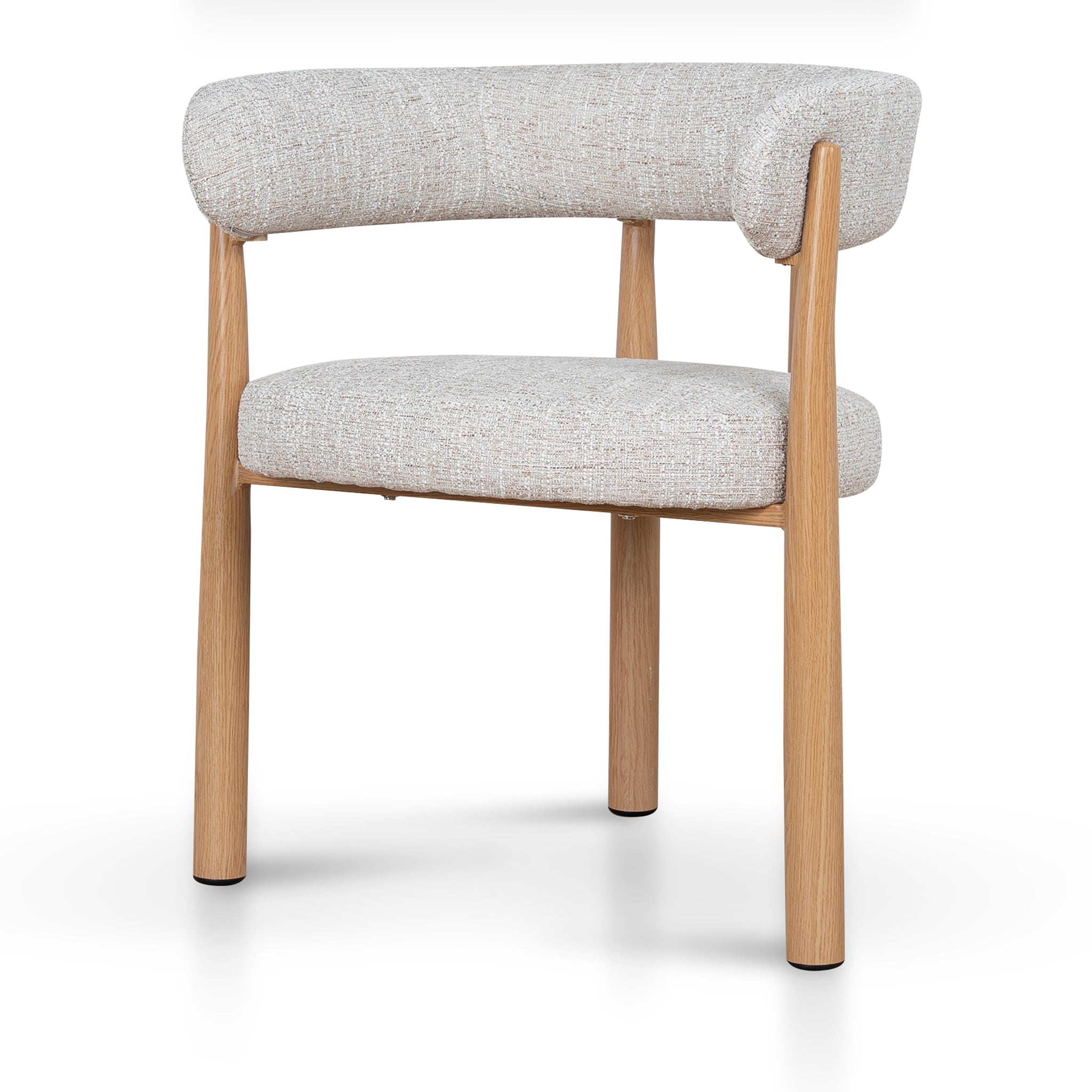 Set of 2 - Delvaux Natural Dining Chair - Kalunfu Beige Dining Chair Cino-Core