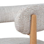 Set of 2 - Delvaux Natural Dining Chair - Kalunfu Beige Dining Chair Cino-Core