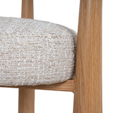 Set of 2 - Delvaux Natural Dining Chair - Kalunfu Beige Dining Chair Cino-Core