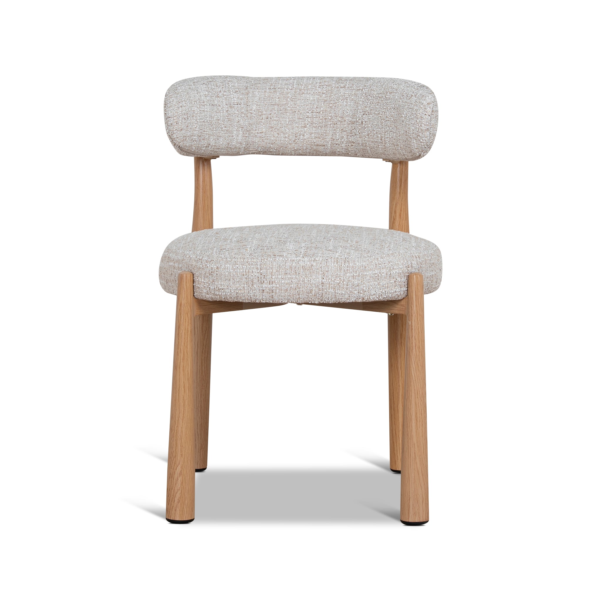 Set of 2 - Olaria Natural Dining Chair - Pale Beige Dining Chair Cino-Core