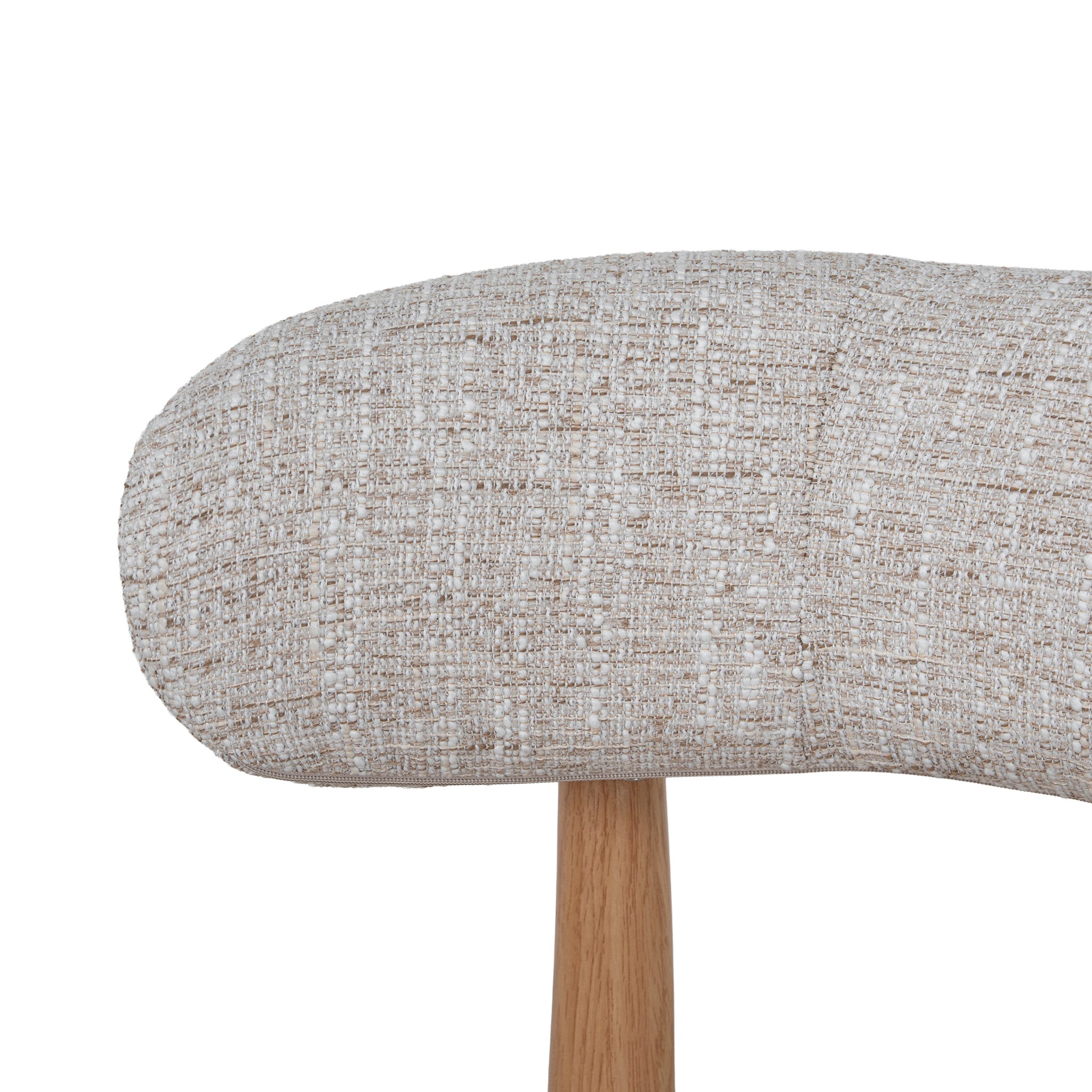 Set of 2 - Olaria Natural Dining Chair - Pale Beige Dining Chair Cino-Core