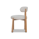 Set of 2 - Olaria Natural Dining Chair - Pale Beige Dining Chair Cino-Core