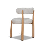 Set of 2 - Olaria Natural Dining Chair - Pale Beige Dining Chair Cino-Core