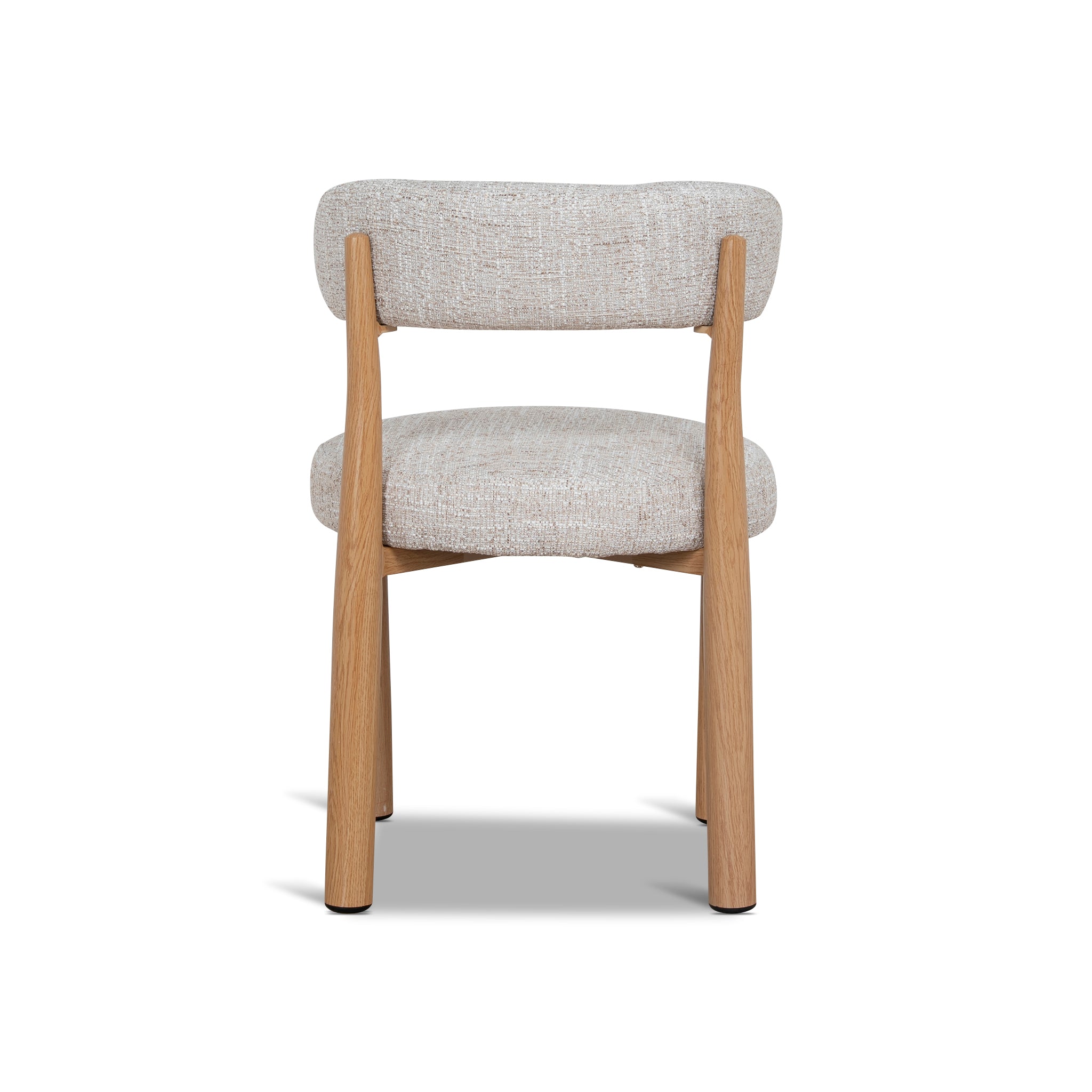 Set of 2 - Olaria Natural Dining Chair - Pale Beige Dining Chair Cino-Core