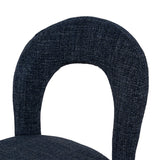 Set of 2 - Soreta Blue Sand Dining Chair - Moss Navy Dining Chair Cino-Core