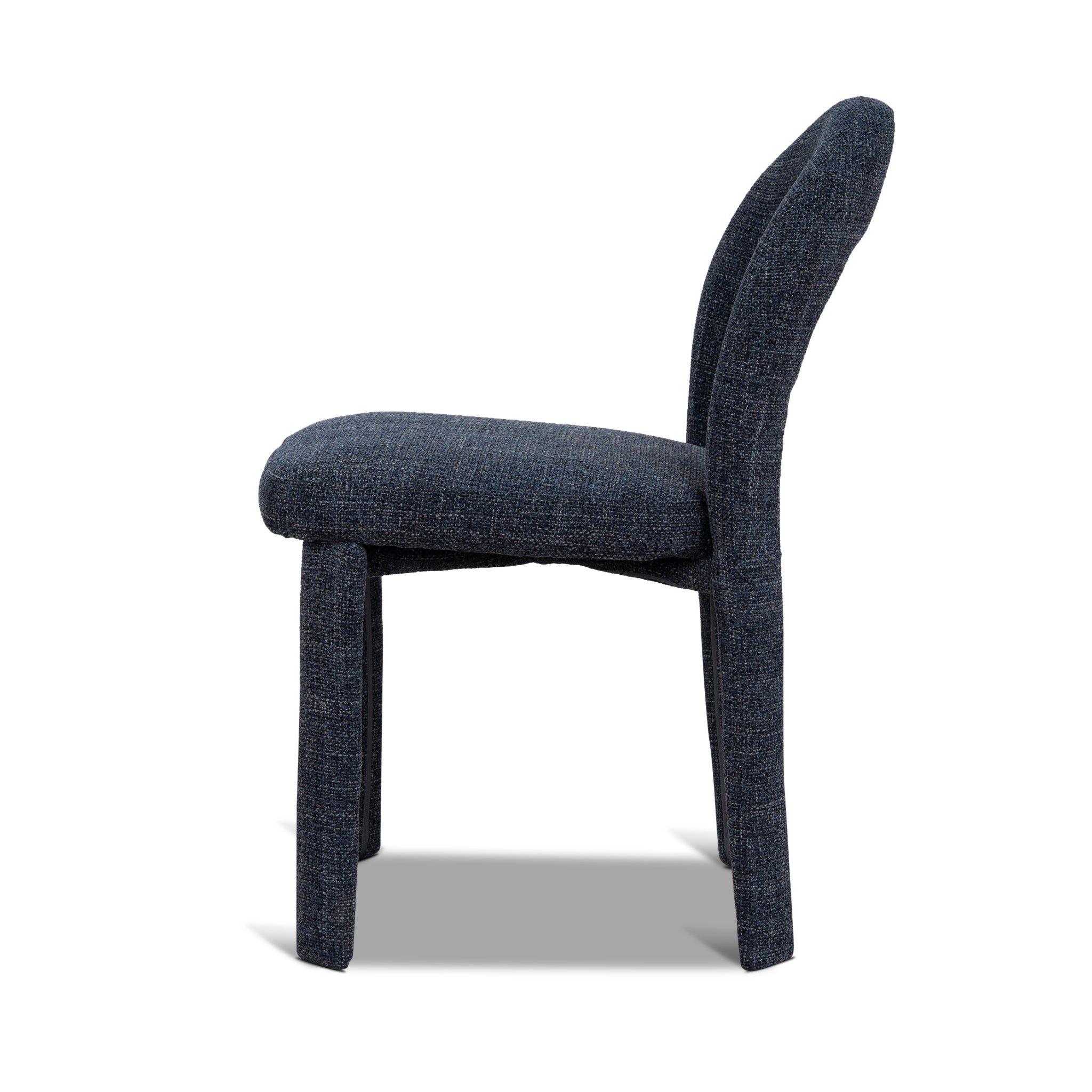 Set of 2 - Soreta Blue Sand Dining Chair - Moss Navy Dining Chair Cino-Core