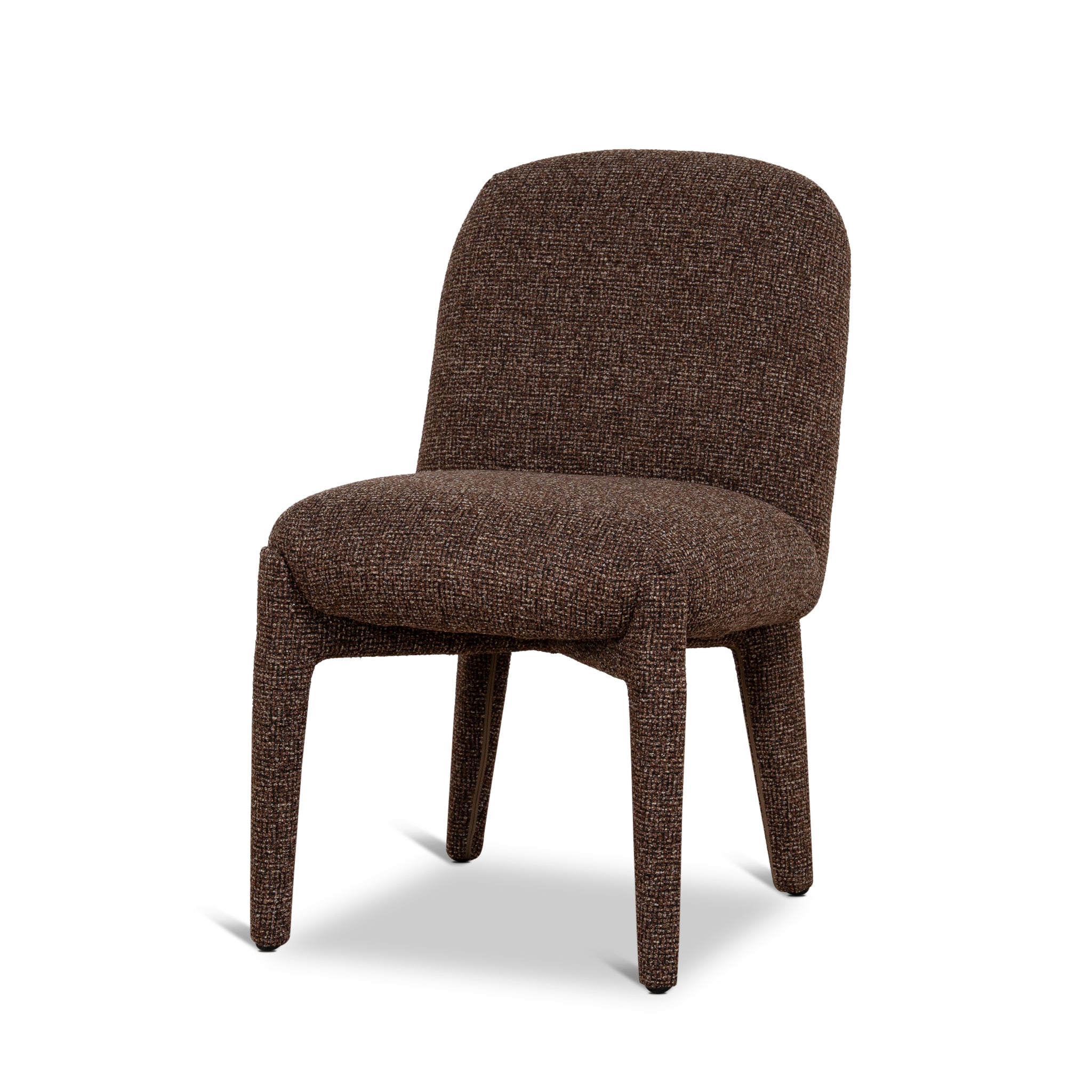 Set of 2 - Belmira Black Dining Chair - Verona Cinnamon Weave Dining Chair Cino-Core