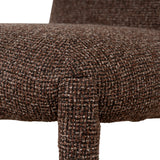 Set of 2 - Belmira Black Dining Chair - Verona Cinnamon Weave Dining Chair Cino-Core