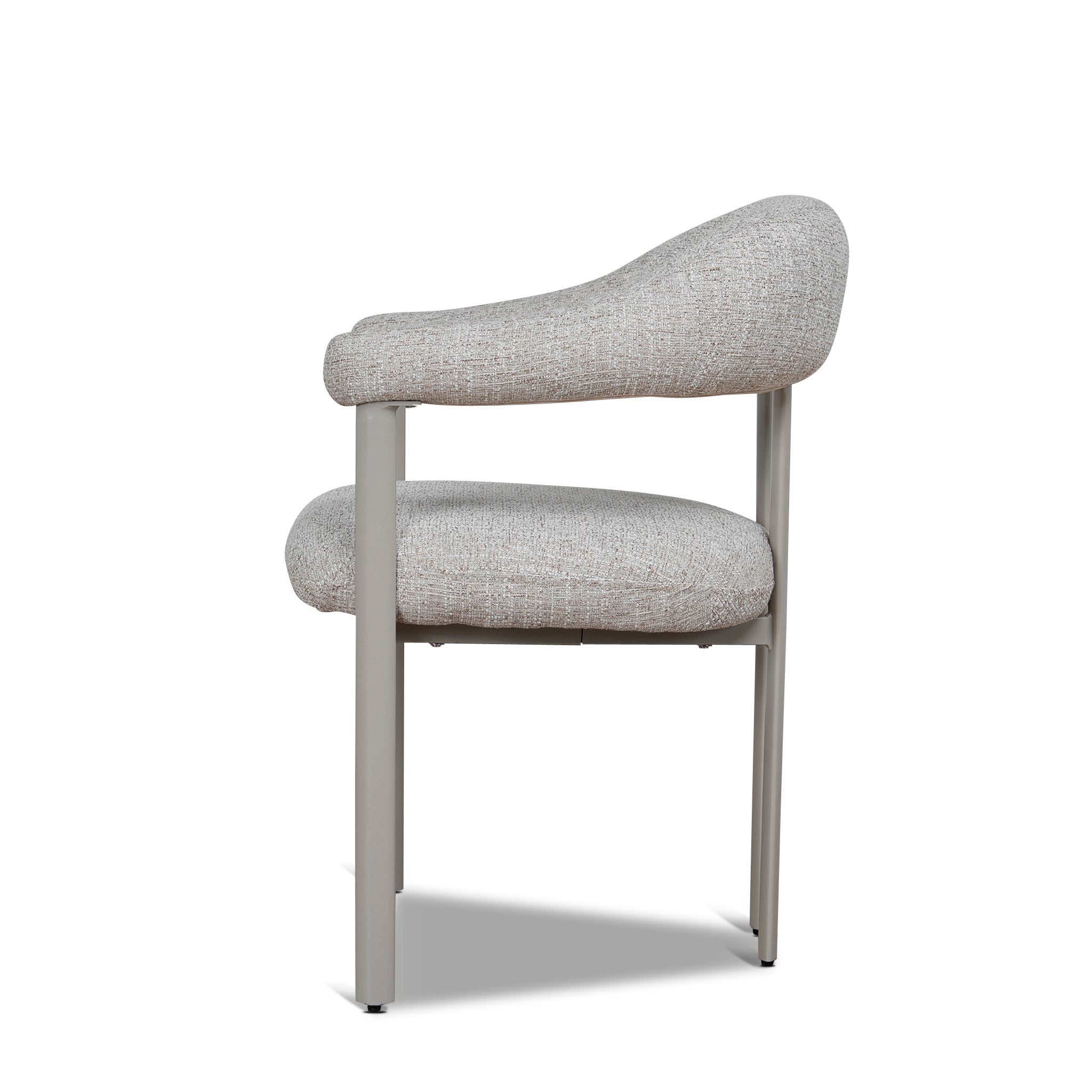 Set of 2 - Norrin Cream Dining Chair - Pale Beige Dining Chair Cino-Core