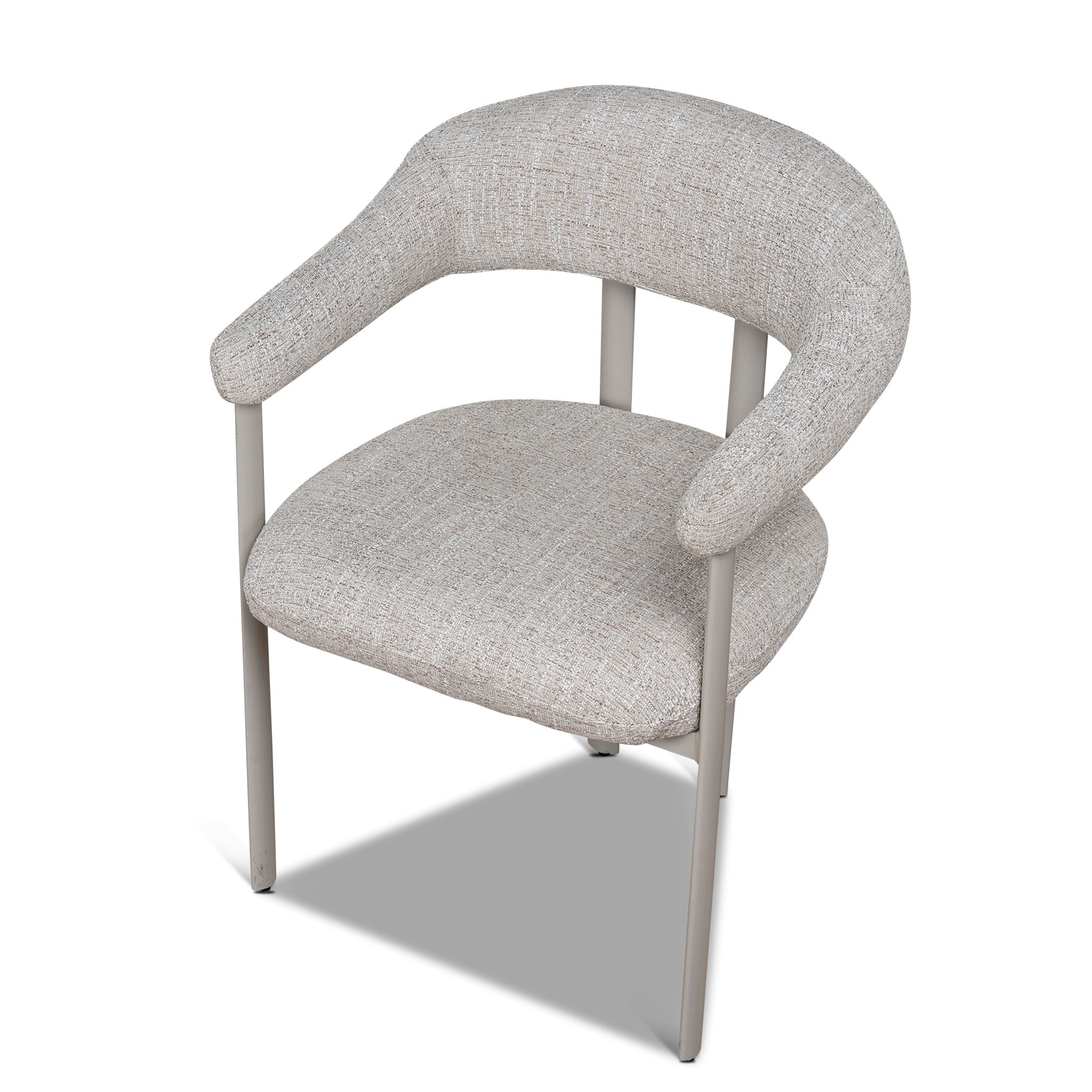 Set of 2 - Norrin Cream Dining Chair - Pale Beige Dining Chair Cino-Core
