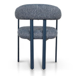 Set of 2 - Norrin Blue Sand Dining Chair - Prussian Blue Dining Chair Cino-Core