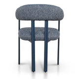 Set of 2 - Norrin Blue Sand Dining Chair - Prussian Blue Dining Chair Cino-Core
