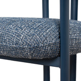 Set of 2 - Norrin Blue Sand Dining Chair - Prussian Blue Dining Chair Cino-Core